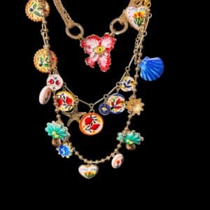215 Enamel Multi Layered Arizona Necklace