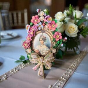 SOLD! 296 Marie Antoinette Style Iris Statement Brooch