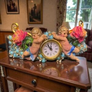 301 Baroque Clock Cherubs Waist Belt